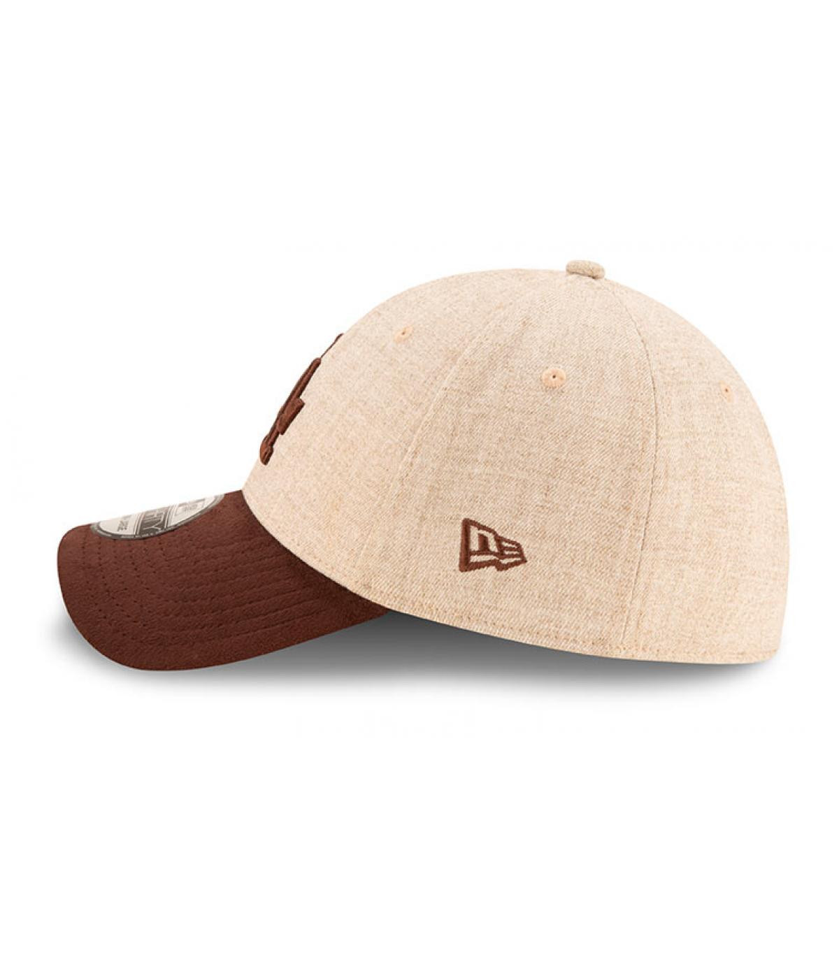 New Era Cap LA beige braun suede